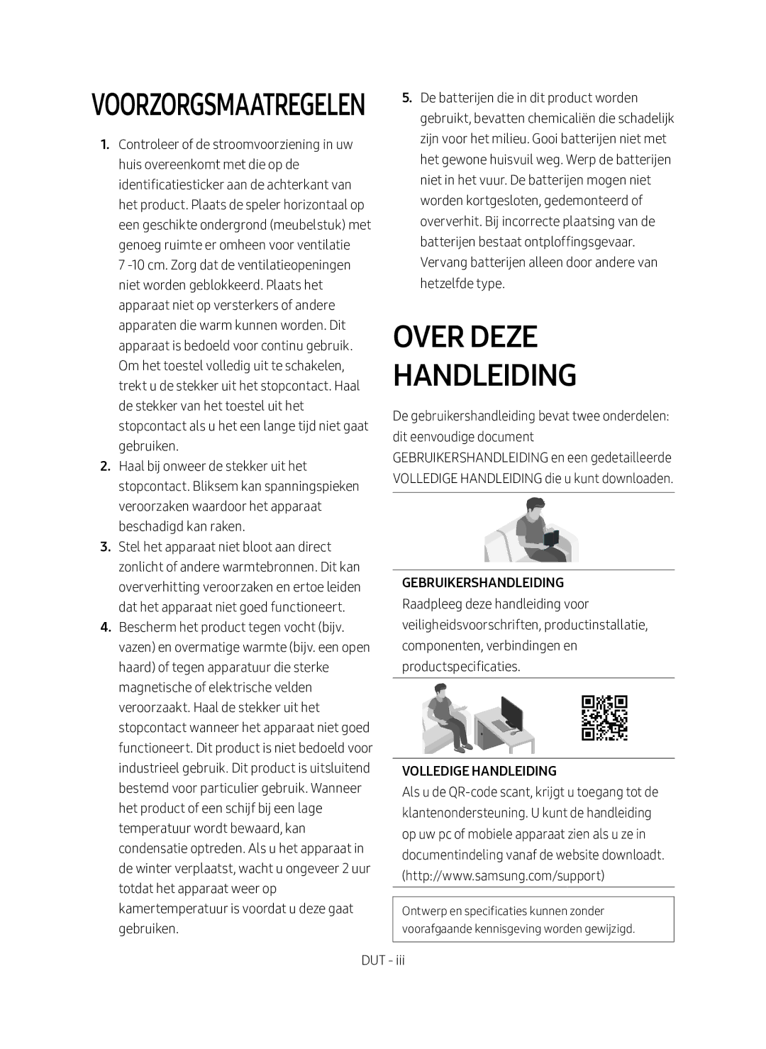 Samsung HW-M360/EN manual Over Deze Handleiding 