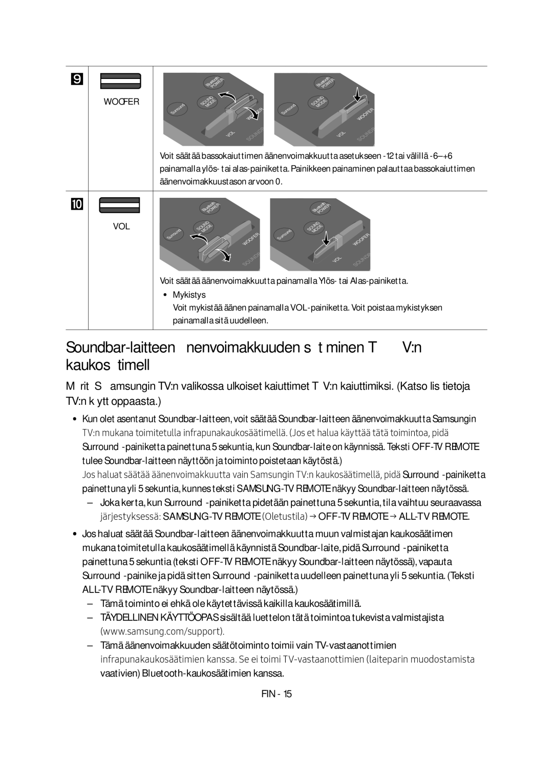 Samsung HW-M369/XE manual Mykistys 