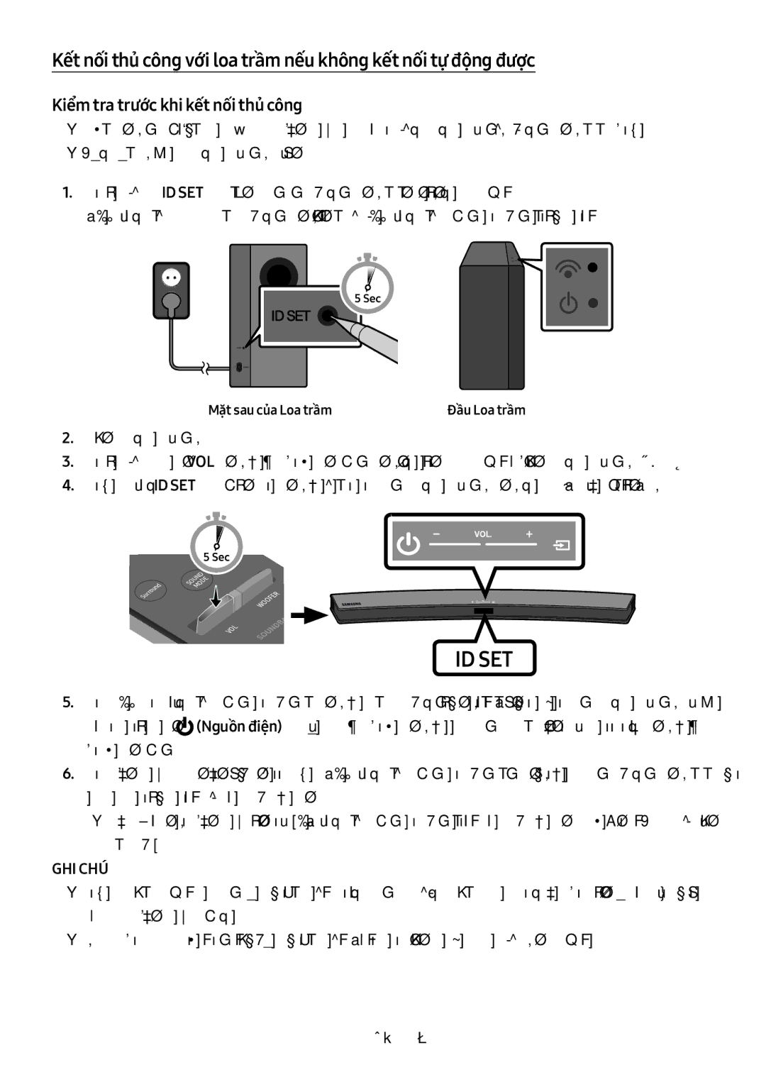 Samsung HW-M4500/XV manual Kiểm tra trước khi kết nối thủ công, Mặt sau của Loa trầm 