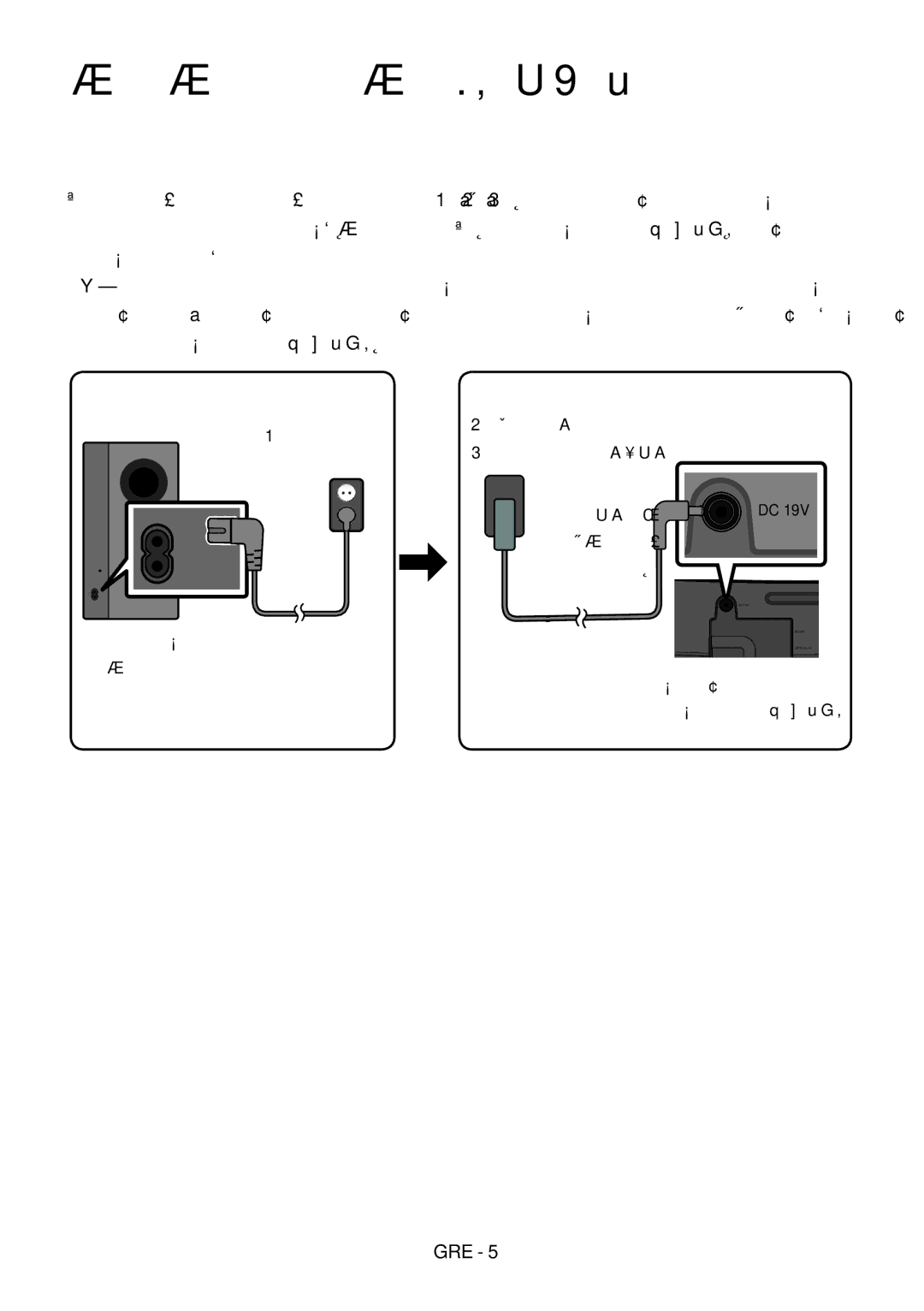 Samsung HW-M4500/ZF, HW-M4500/ZG, HW-M4500/EN, HW-M4501/ZF, HW-M4501/EN manual 03 Συνεση ΤΟΥ Soundbar, Σύνδεση του ρεύματος 