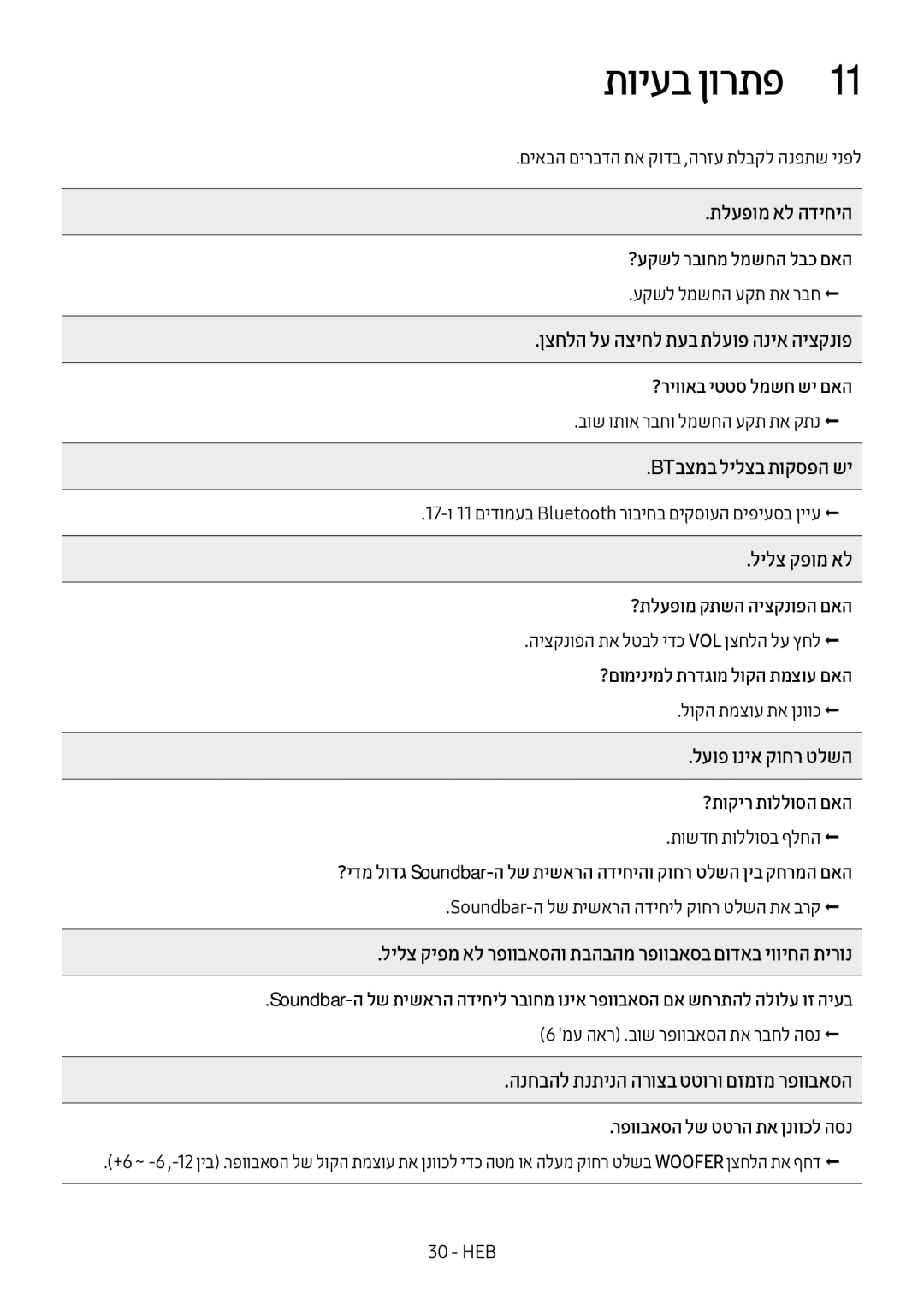 Samsung HW-M4501/SQ manual תויעב ןורתפ1 