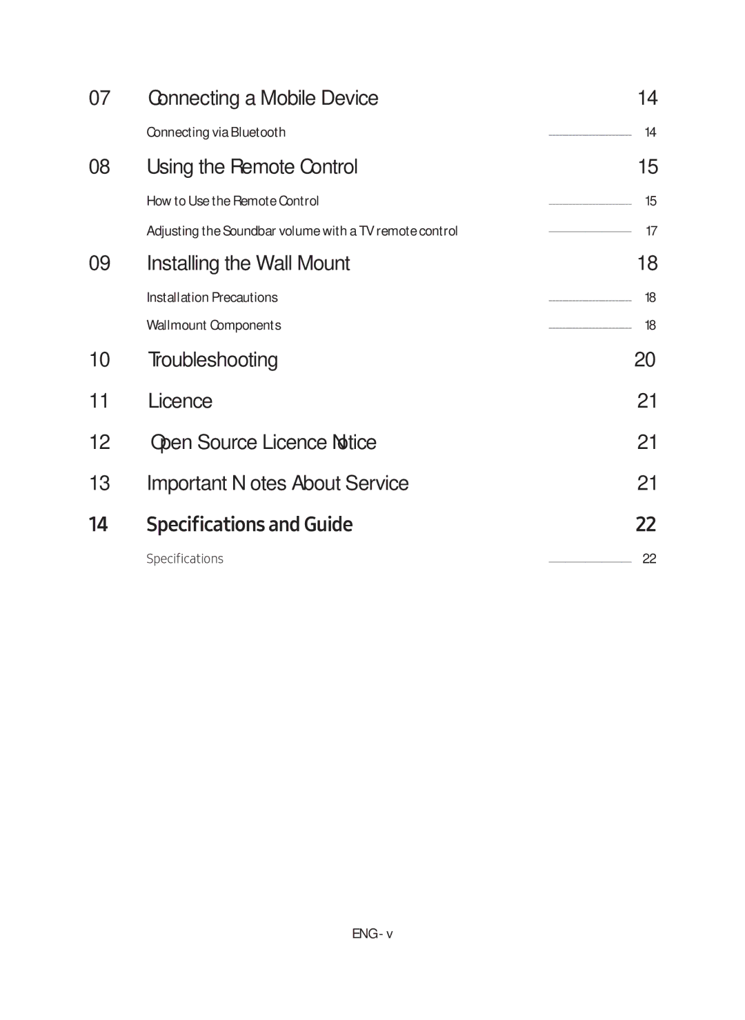 Samsung HW-M4510/XE manual Connecting a Mobile Device, Using the Remote Control, Installing the Wall Mount 