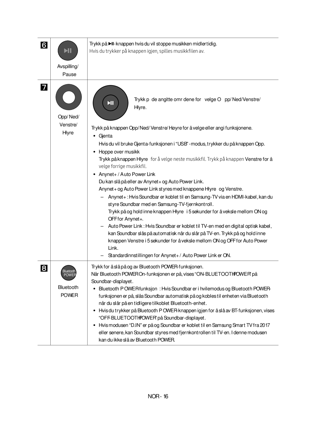 Samsung HW-M4510/XE manual Gjenta 