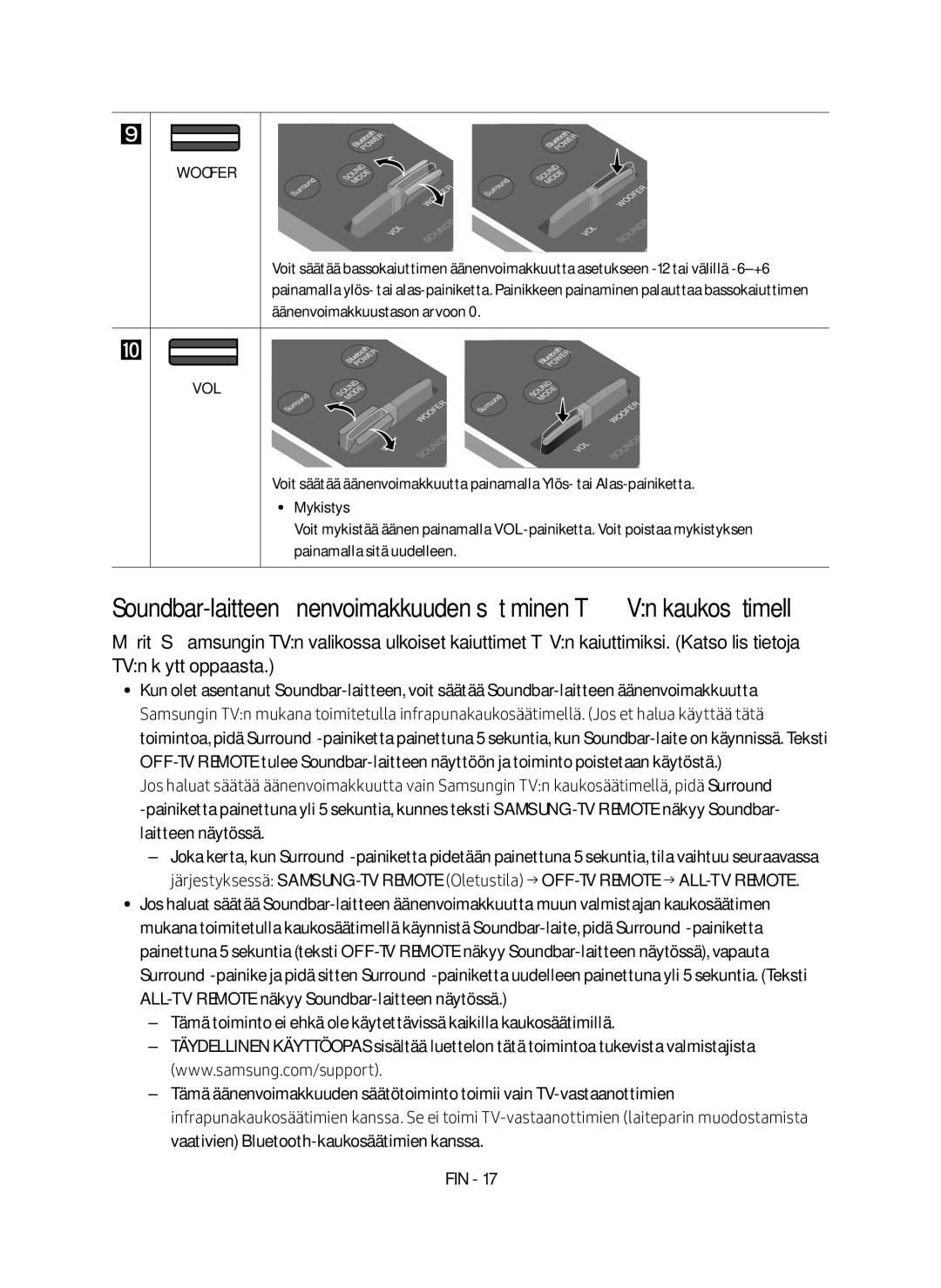 Samsung HW-M460/XE manual Mykistys 