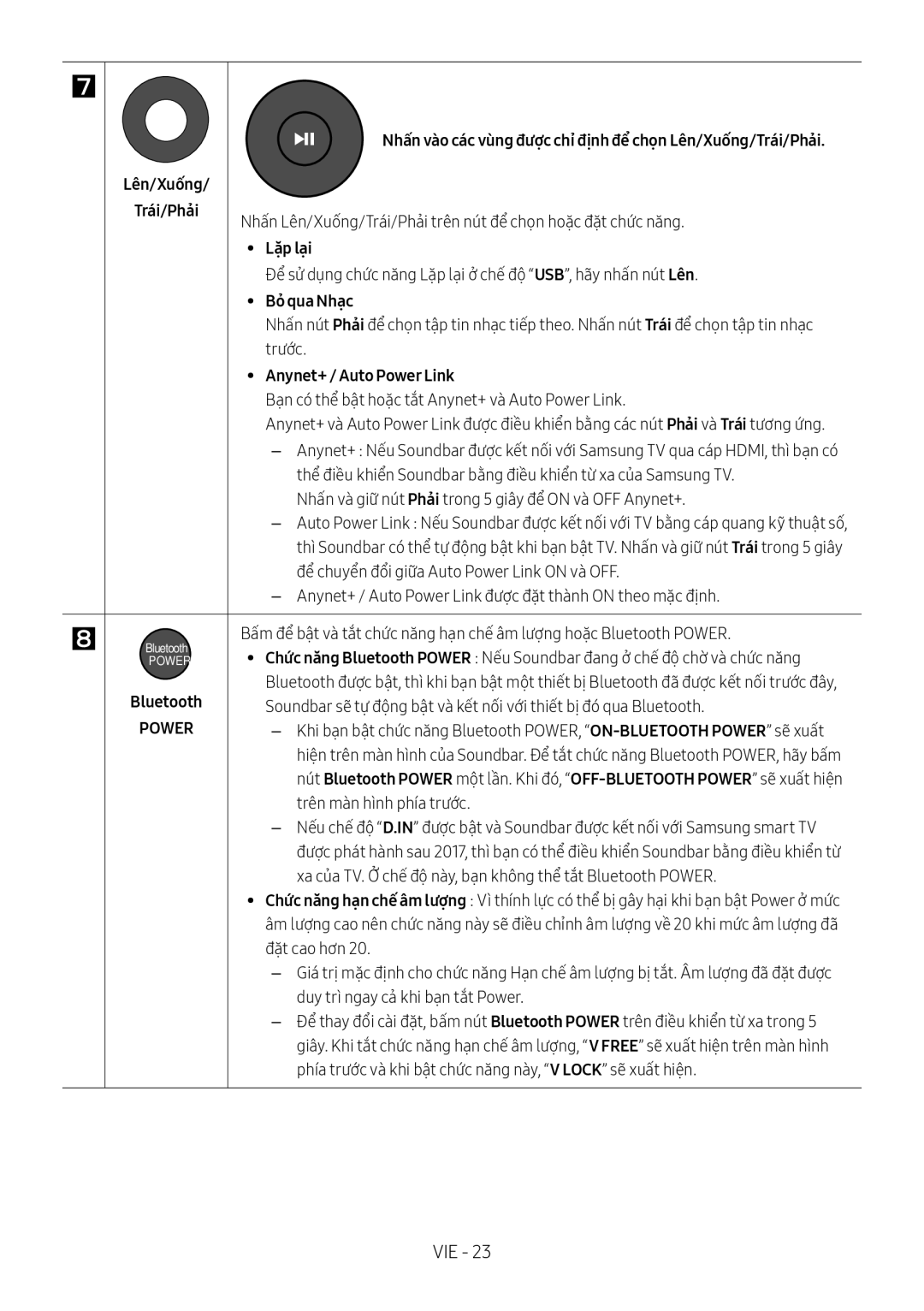 Samsung HW-M550/XV manual Lặp lại, Bỏ qua Nhạc 