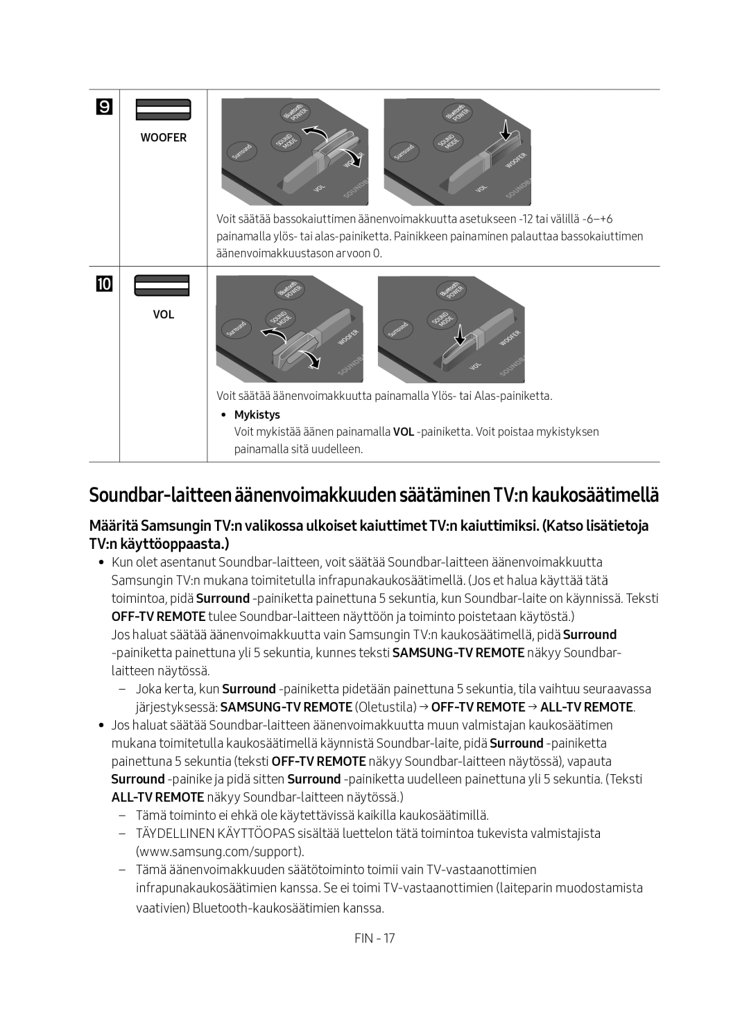 Samsung HW-M560/XE manual Mykistys 