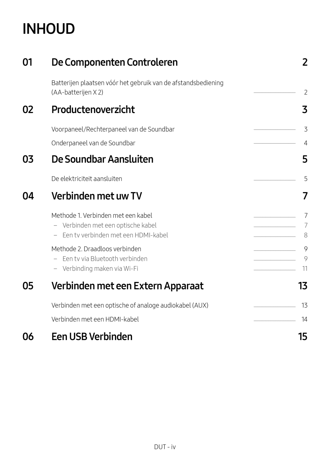 Samsung HW-MS550/EN, HW-MS550/XN manual Inhoud 