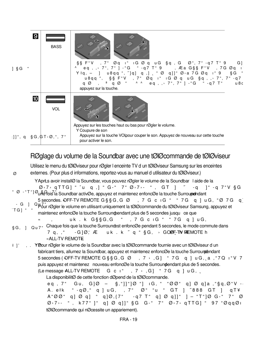 Samsung HW-MS550/XN, HW-MS550/EN manual «All-Tv Remote», Coupure de son 