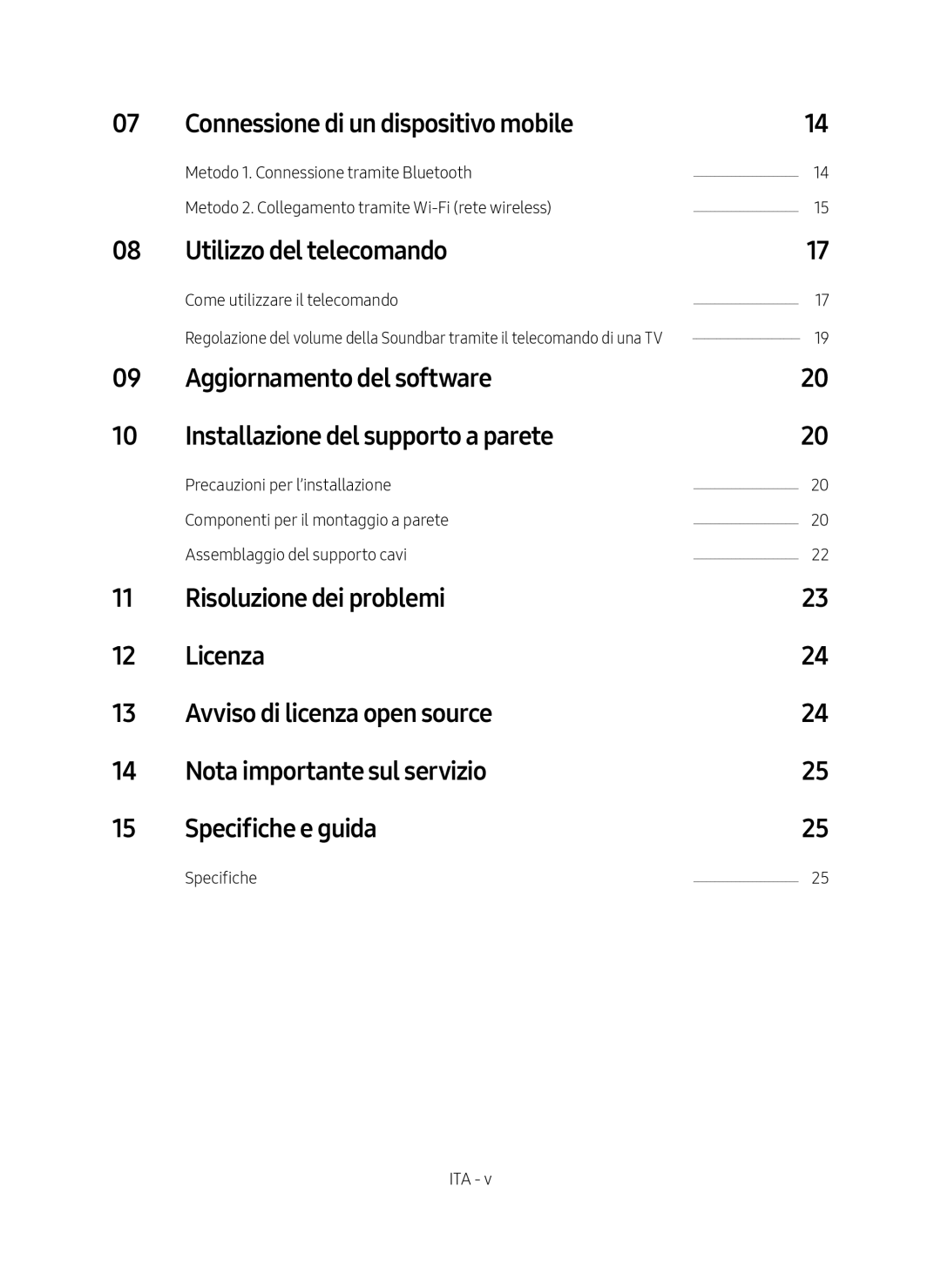 Samsung HW-MS550/ZG manual Connessione di un dispositivo mobile, Utilizzo del telecomando, Come utilizzare il telecomando 