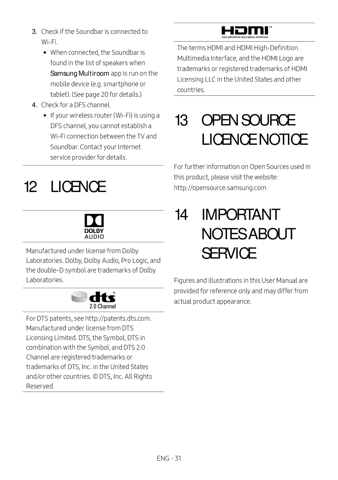 Samsung HW-MS550/SQ manual Open Source Licence Notice 