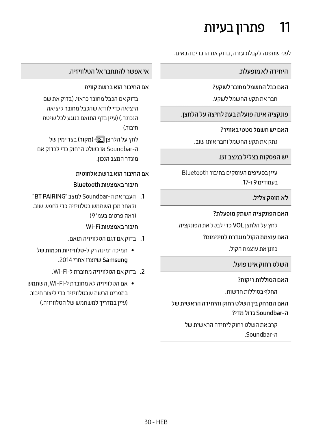 Samsung HW-MS550/SQ manual תויעב ןורתפ1 