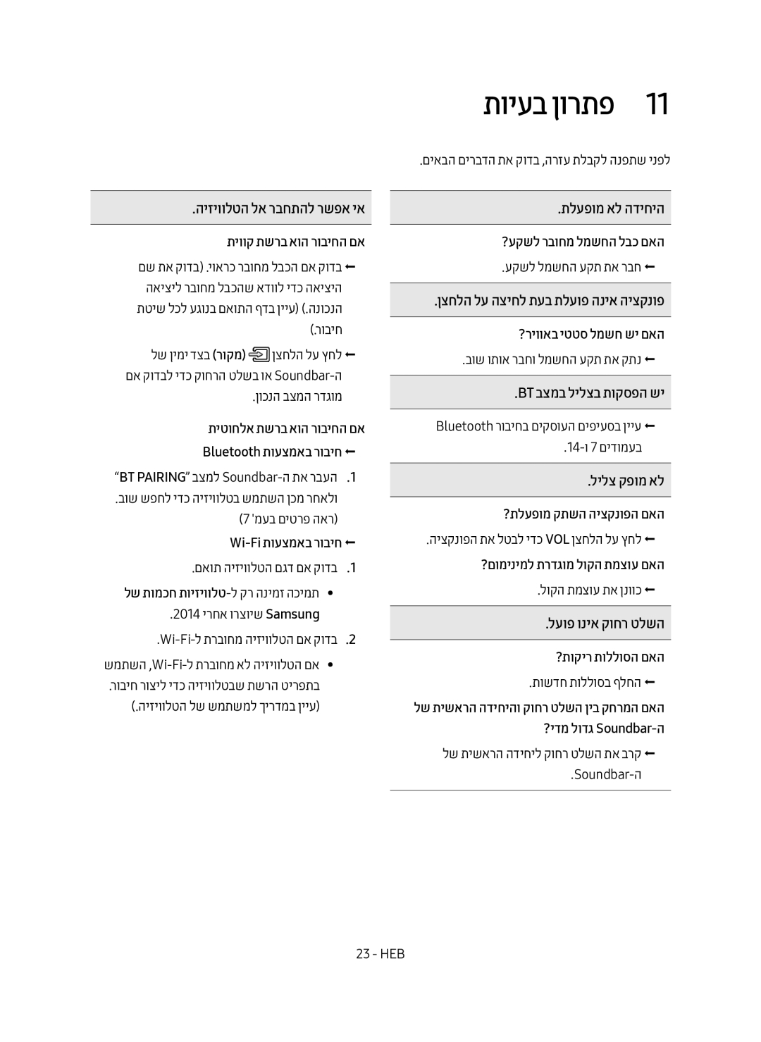 Samsung HW-MS550/SQ manual תויעב ןורתפ1 