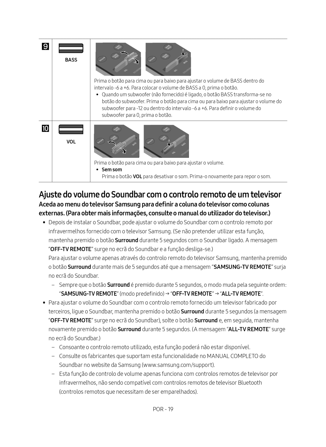 Samsung HW-MS550/ZF manual Sem som 