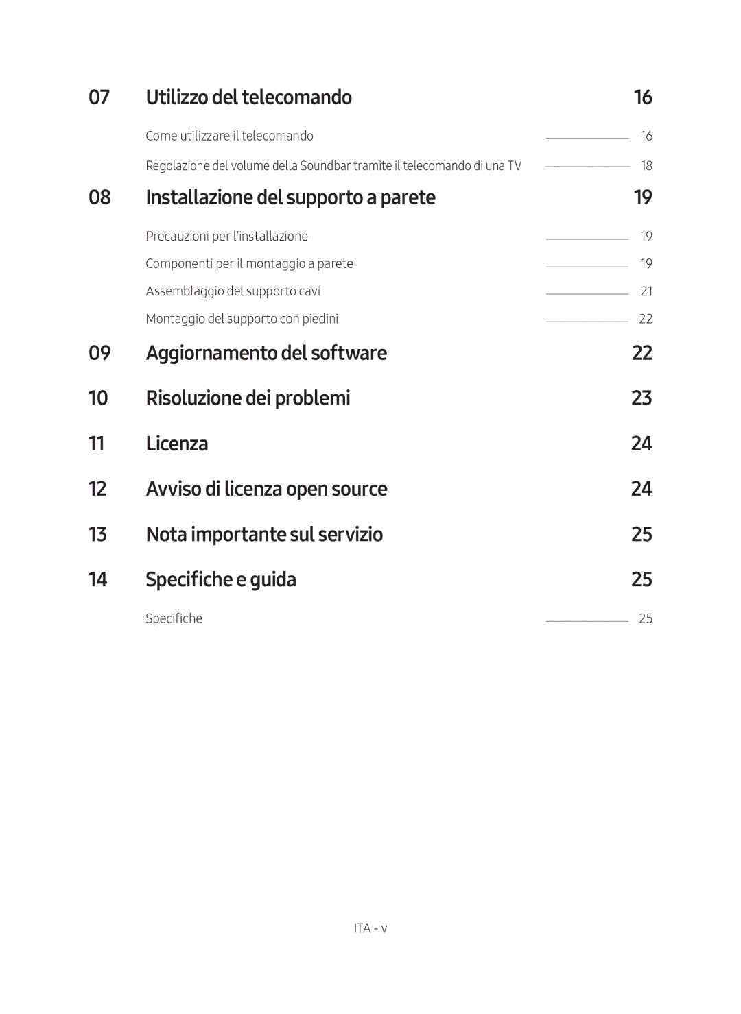 Samsung HW-MS6501/ZG manual Utilizzo del telecomando, Installazione del supporto a parete, Come utilizzare il telecomando 