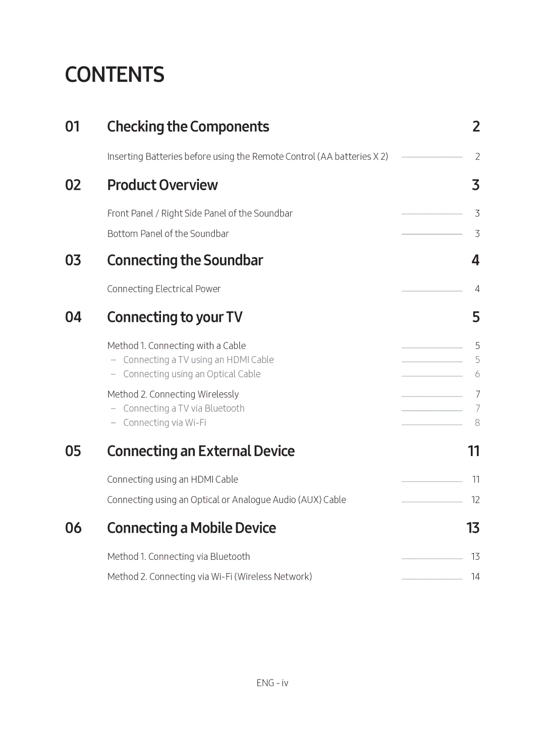 Samsung HW-MS6501/SQ manual Contents 