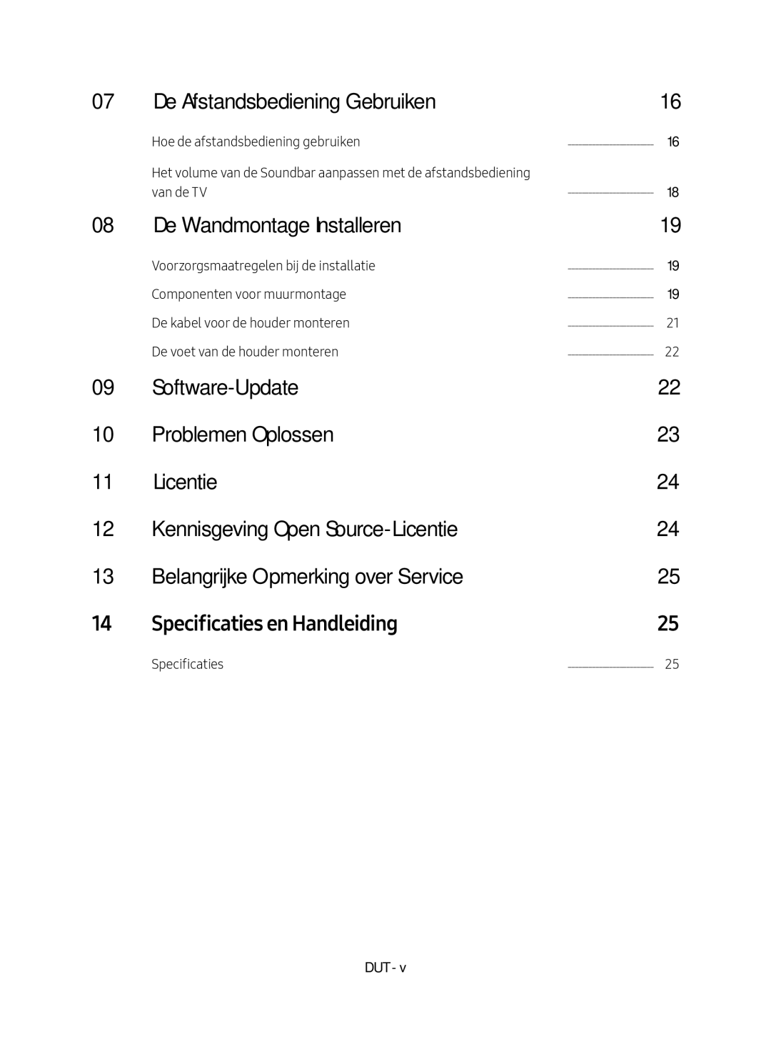 Samsung HW-MS651/EN, HW-MS650/EN manual De Afstandsbediening Gebruiken, De Wandmontage Installeren, Specificaties 