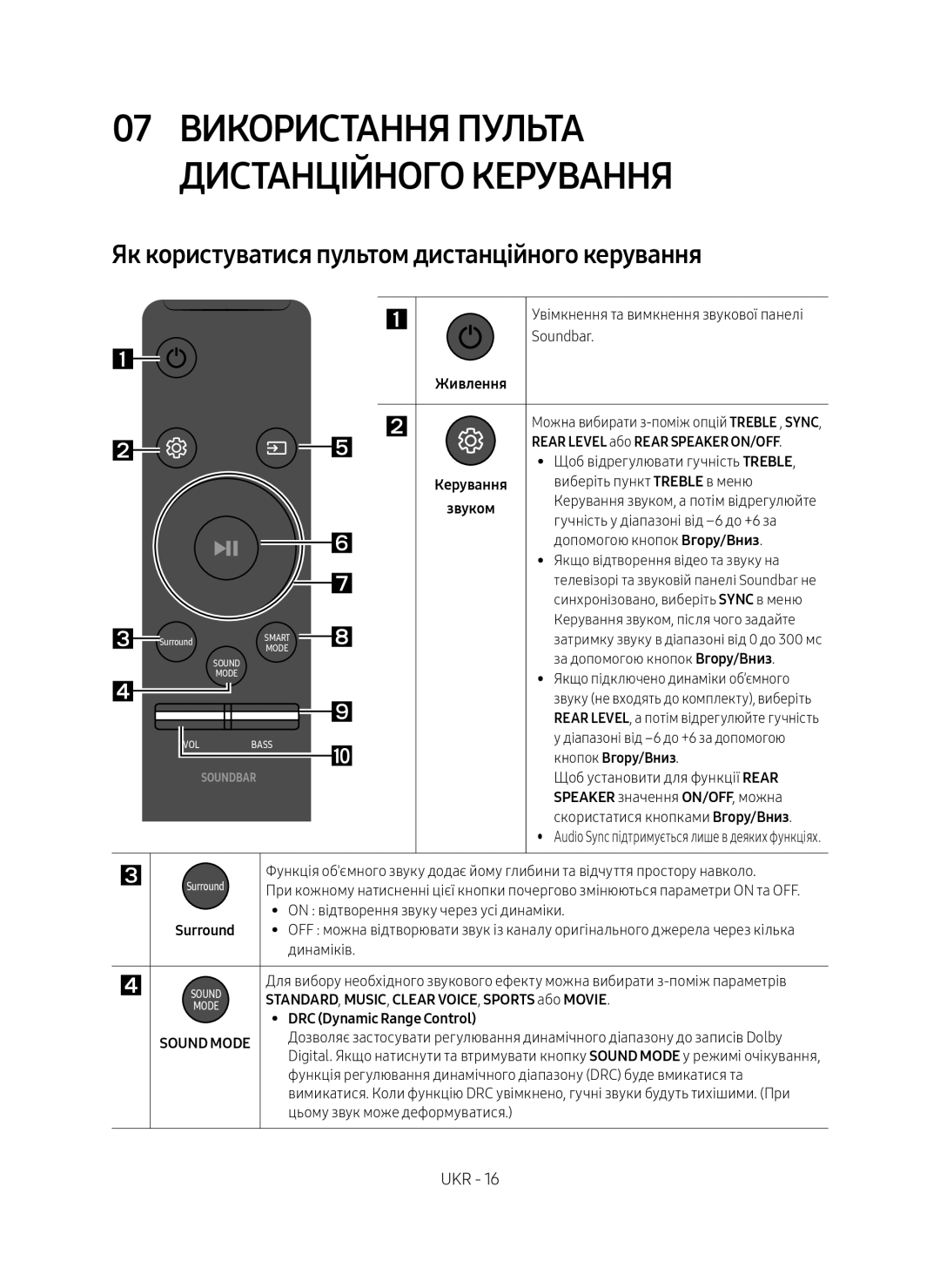 Samsung HW-MS650/RU manual Використання пульта, Дистанційного керування, Як користуватися пультом дистанційного керування 