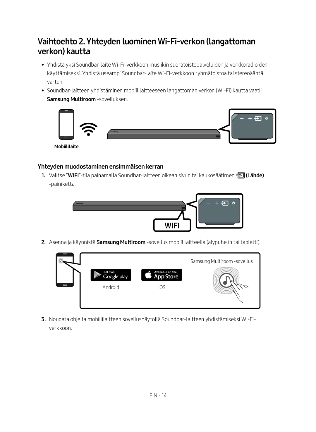 Samsung HW-MS660/XE, HW-MS661/XE manual Mobiililaite 