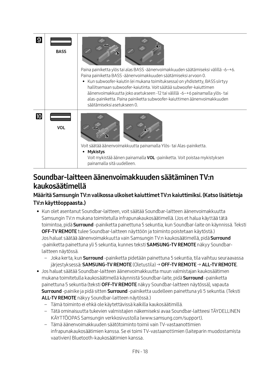 Samsung HW-MS660/XE, HW-MS661/XE manual Mykistys 