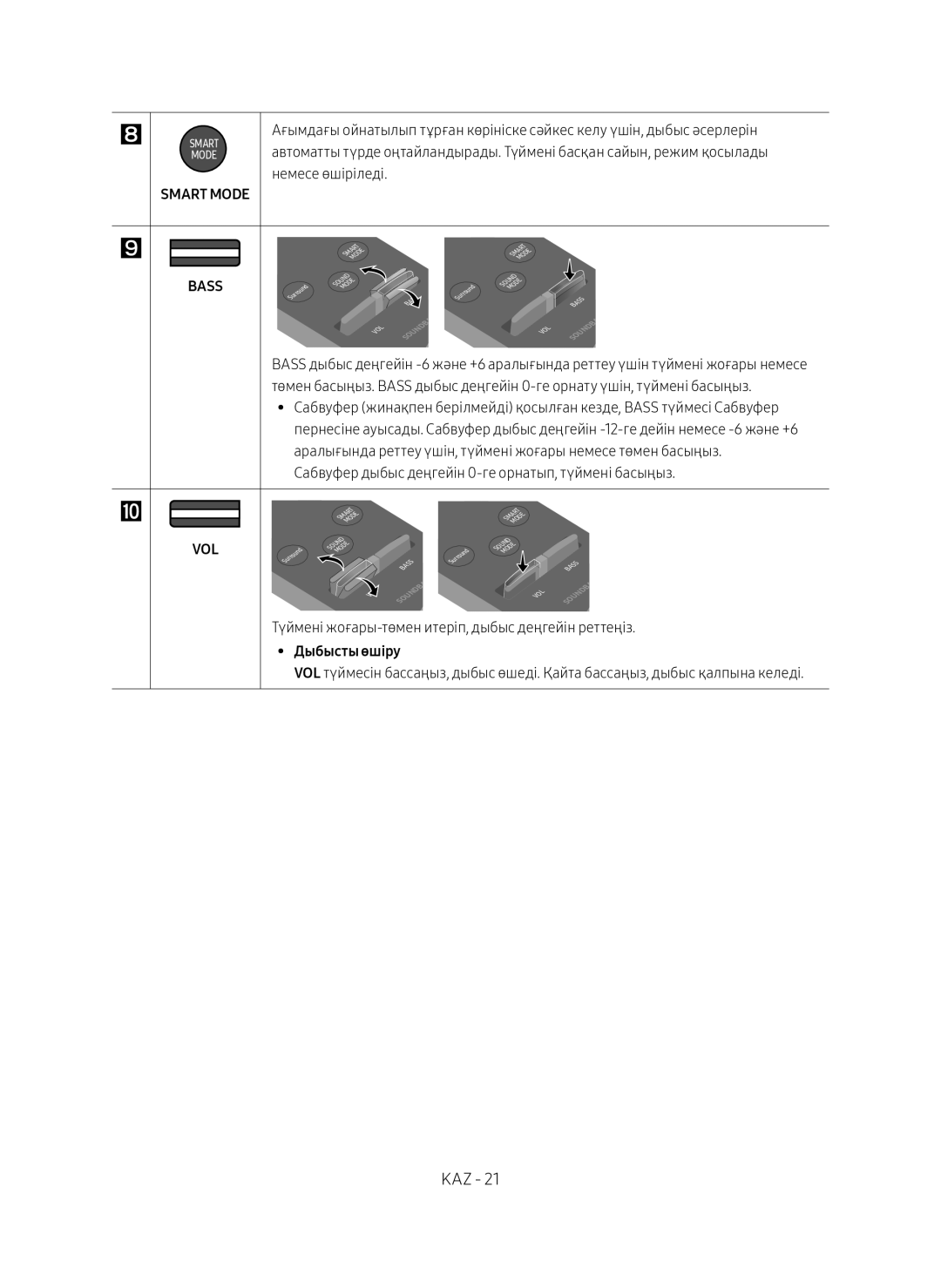 Samsung HW-MS750/RU manual Дыбысты өшіру 