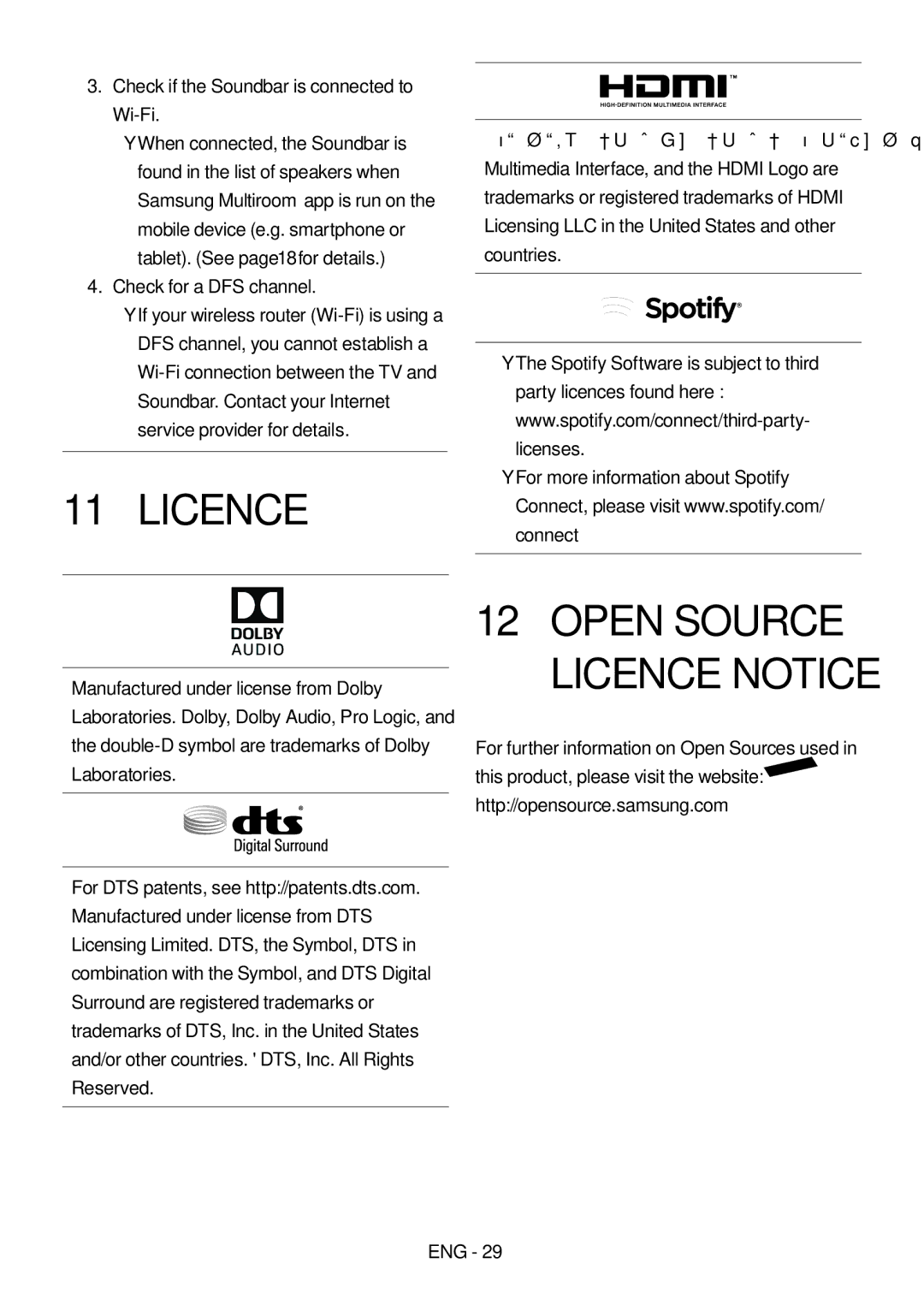 Samsung HW-MS750/EN, HW-MS751/EN, HW-MS751/XN, HW-MS750/XN manual Open Source Licence Notice 