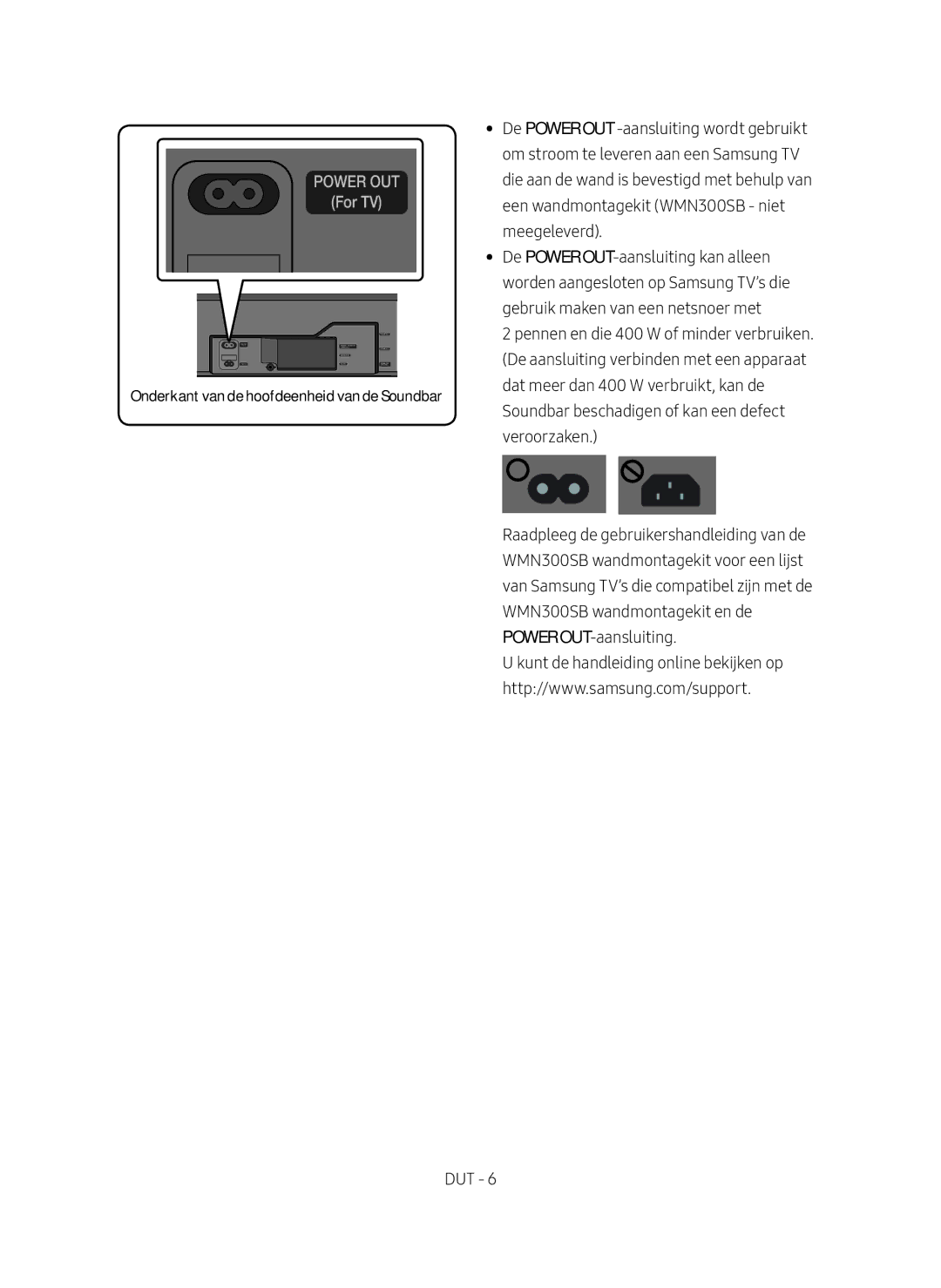 Samsung HW-MS751/EN, HW-MS750/EN, HW-MS751/XN, HW-MS750/XN manual Onderkant van de hoofdeenheid van de Soundbar 