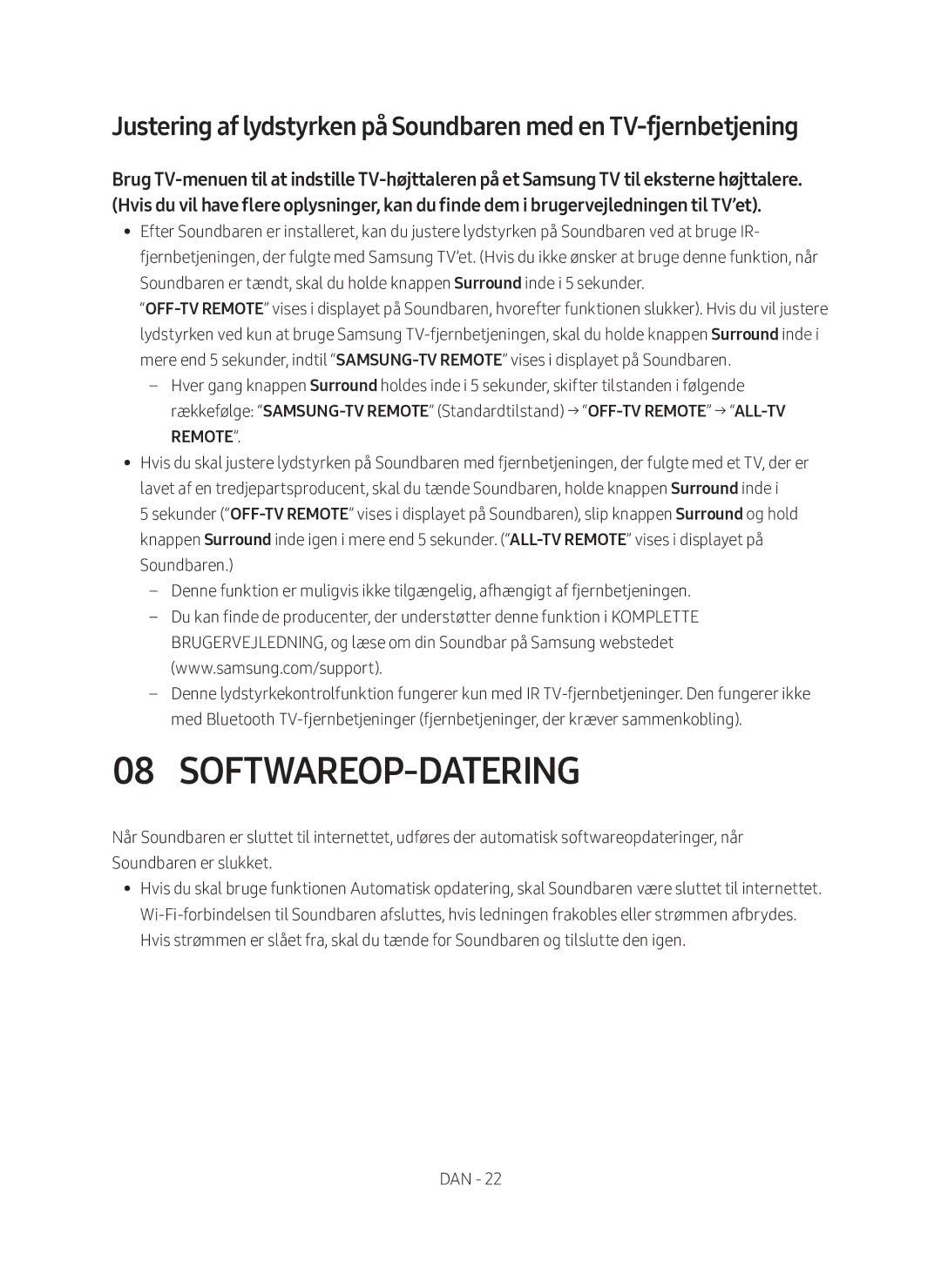 Samsung HW-MS761/XE, HW-MS760/XE manual Softwareop-datering, Remote 