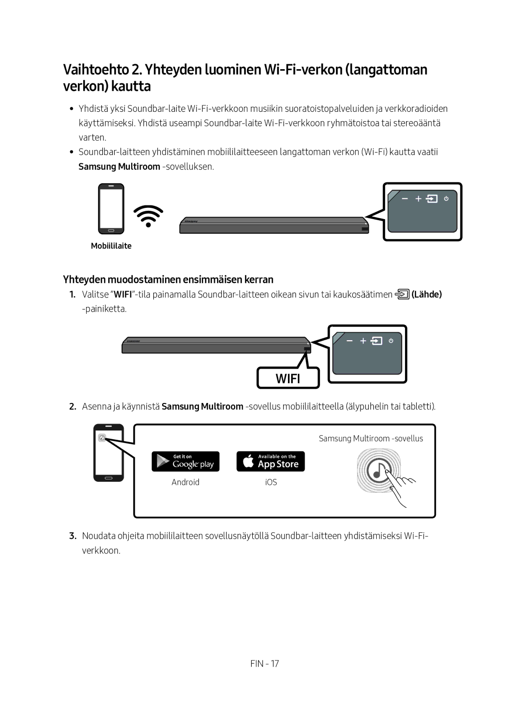 Samsung HW-MS761/XE, HW-MS760/XE manual Mobiililaite 