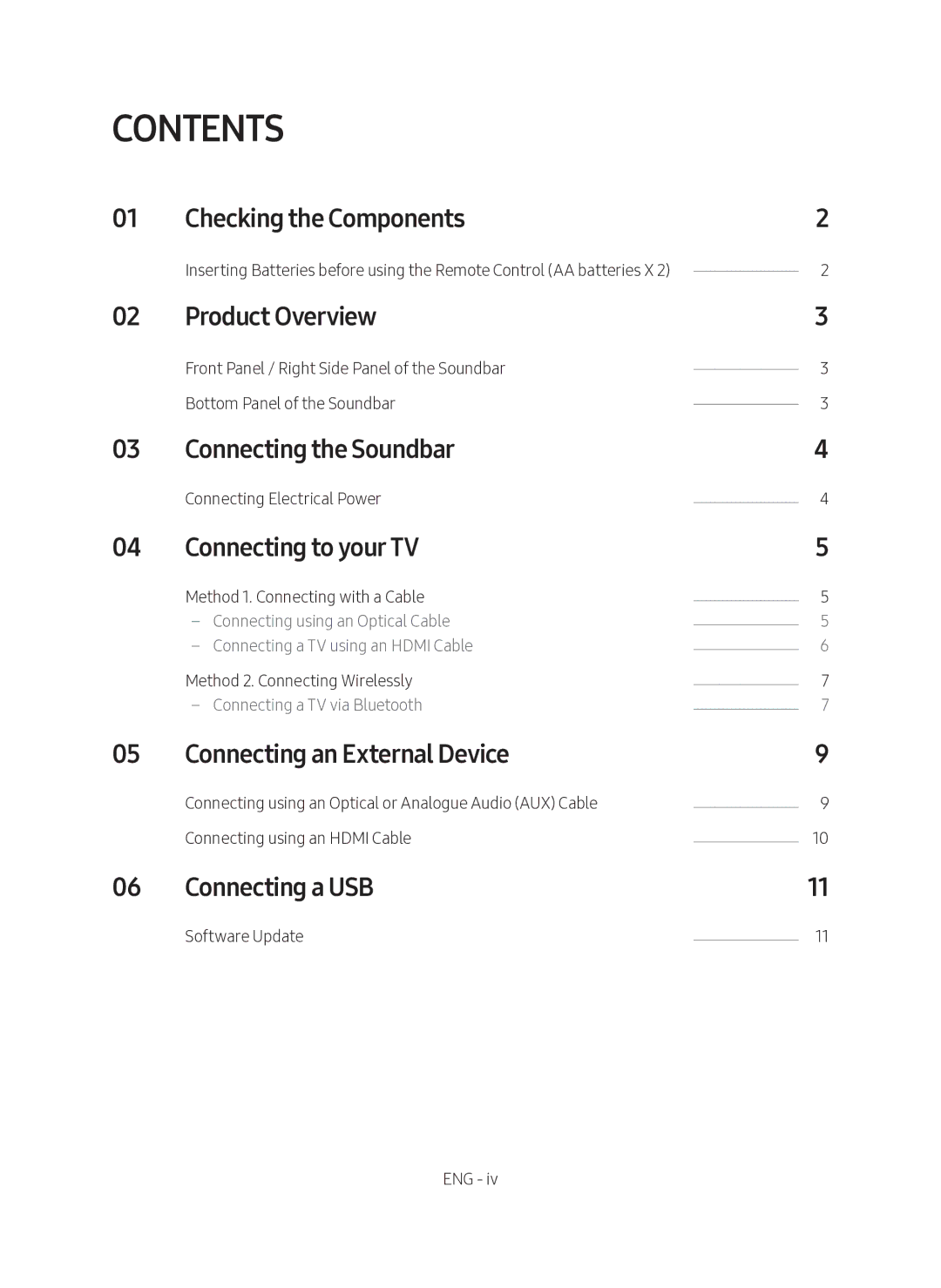 Samsung HW-N400/EN, HW-N400/XN manual Contents 