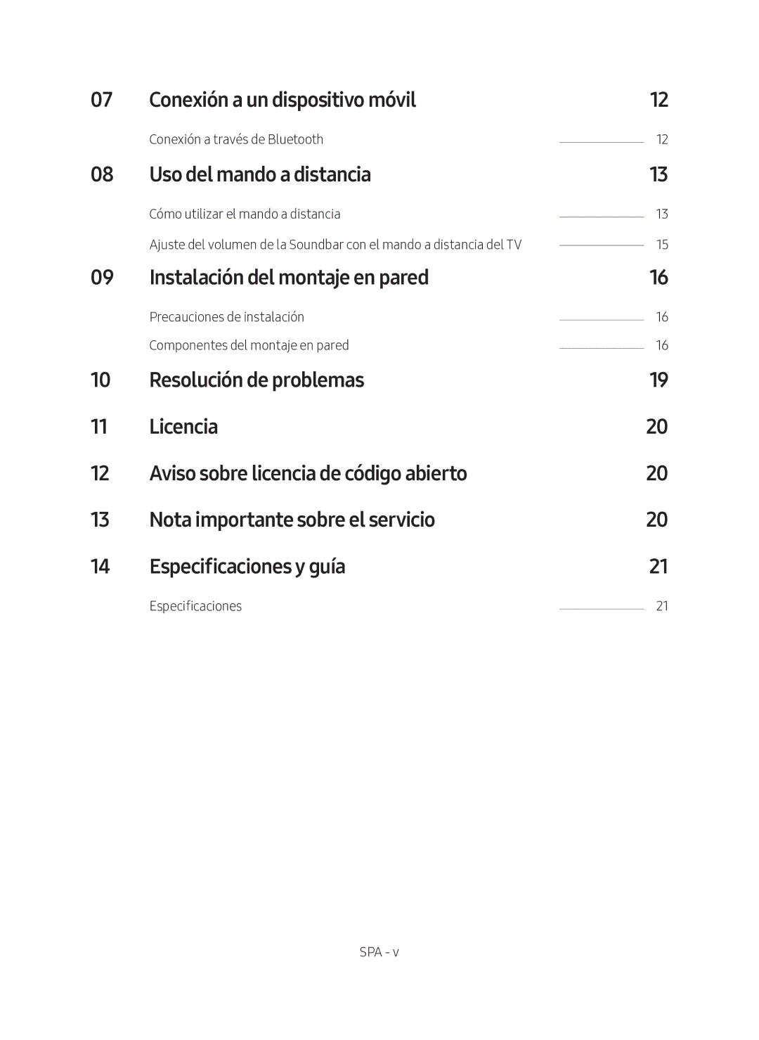 Samsung HW-N400/ZF manual Conexión a un dispositivo móvil, Uso del mando a distancia, Instalación del montaje en pared 