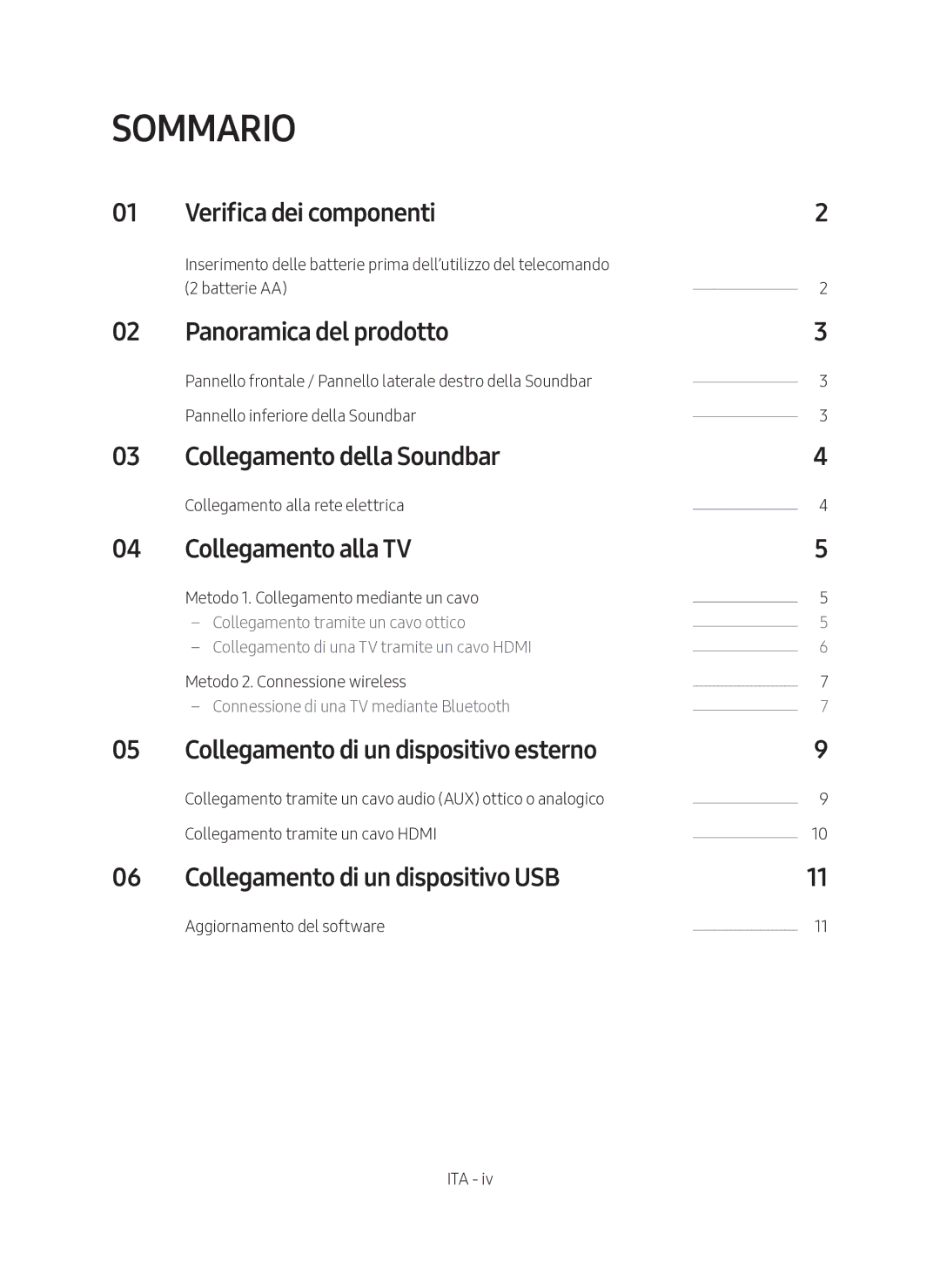 Samsung HW-N400/ZF manual Sommario 