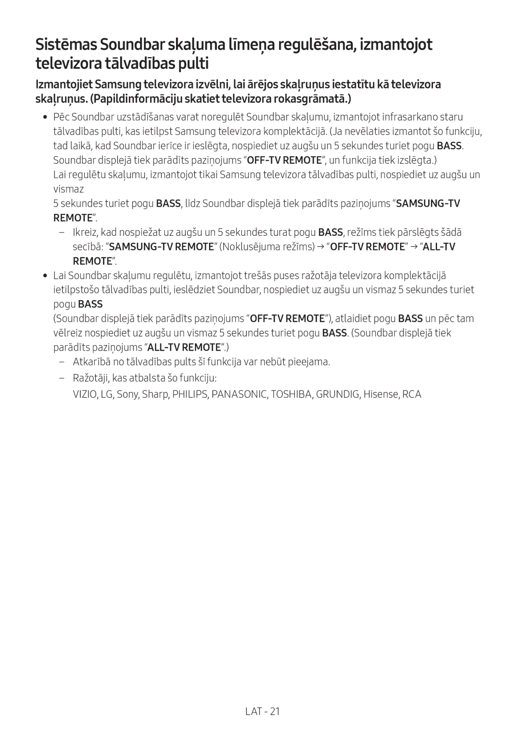 Samsung HW-N400/ZG, HW-N400/ZF, HW-N400/EN, HW-N410/XE, HW-N400/XN manual Remote 