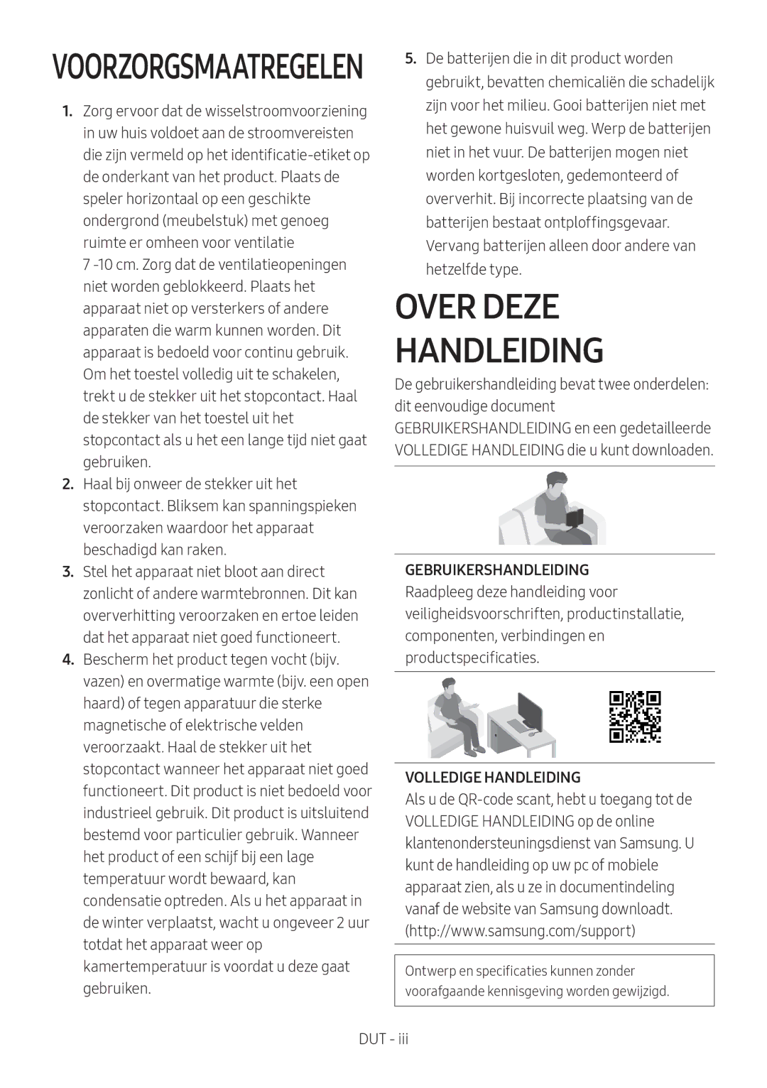 Samsung HW-N400/XN, HW-N400/ZG, HW-N400/ZF, HW-N400/EN, HW-N410/XE manual Over Deze Handleiding, Voorzorgsmaatregelen 