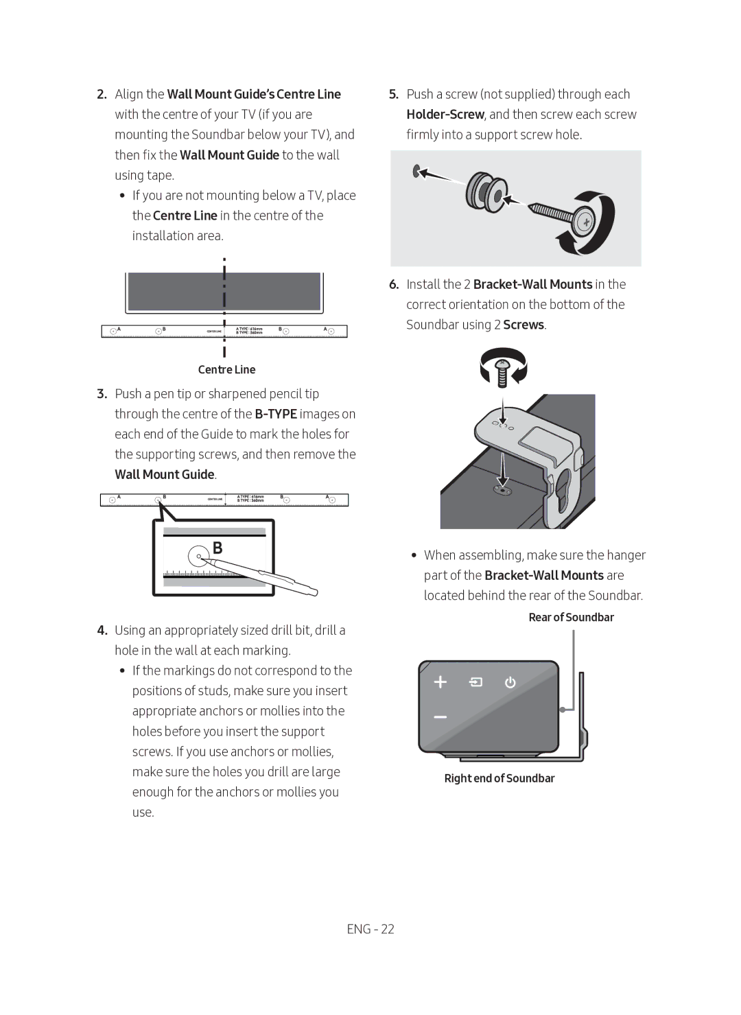 Samsung HW-N450/ZG manual Centre Line 