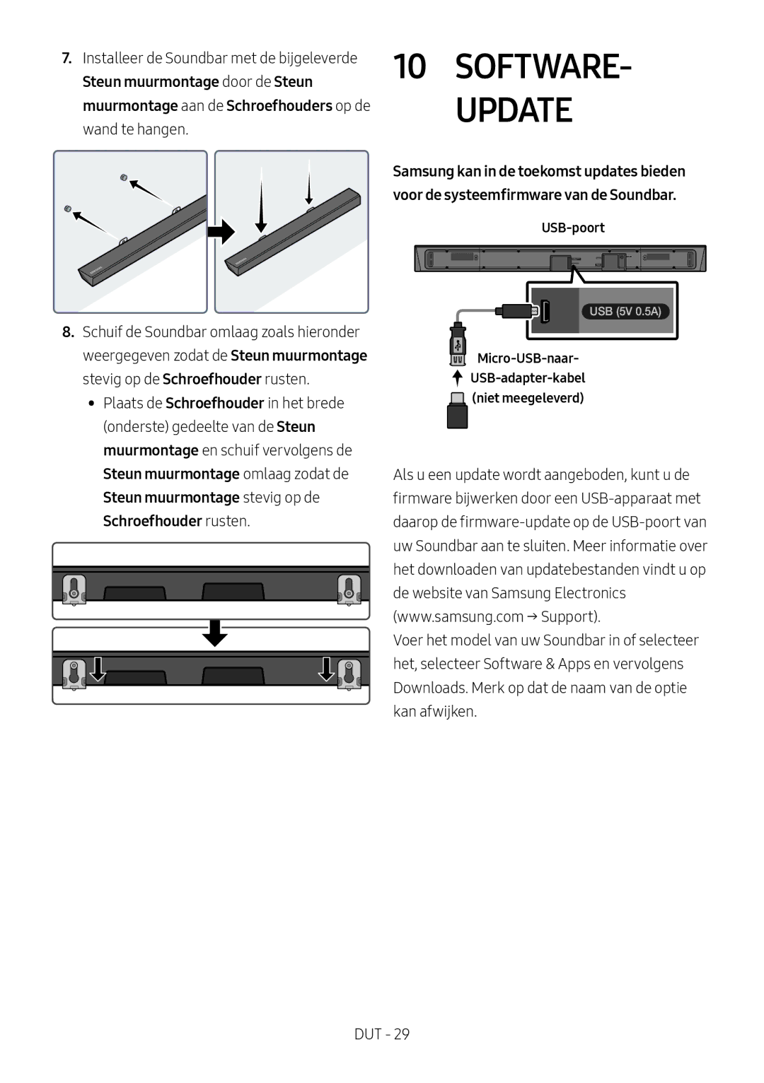 Samsung HW-N550/EN, HW-N550/XN manual SOFTWARE- Update 