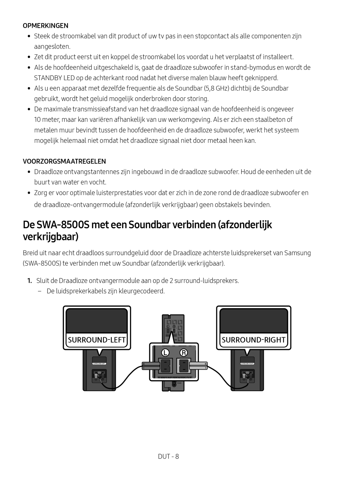 Samsung HW-N550/XN, HW-N550/EN manual Opmerkingen, Voorzorgsmaatregelen 