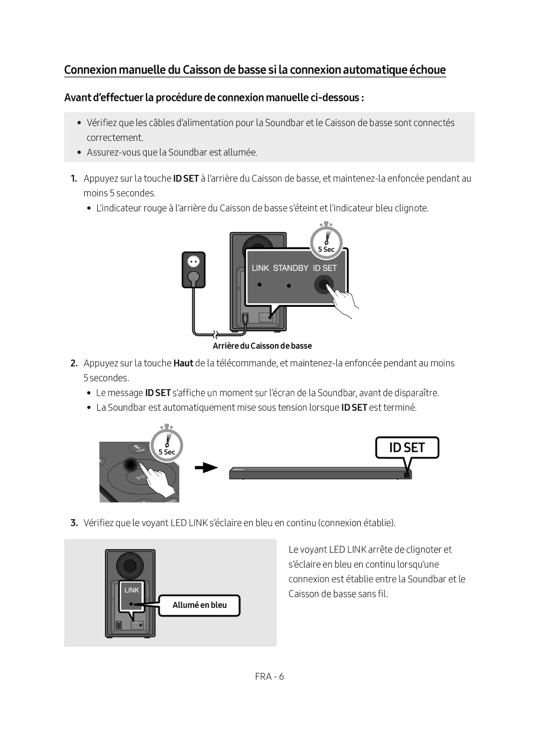 Samsung HW-N650/EN, HW-N650/XN manual Arrière du Caisson de basse 