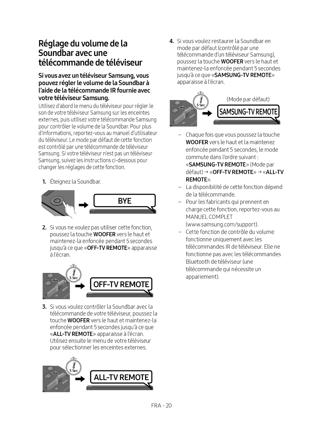 Samsung HW-N650/EN, HW-N650/XN manual Manuel Complet 