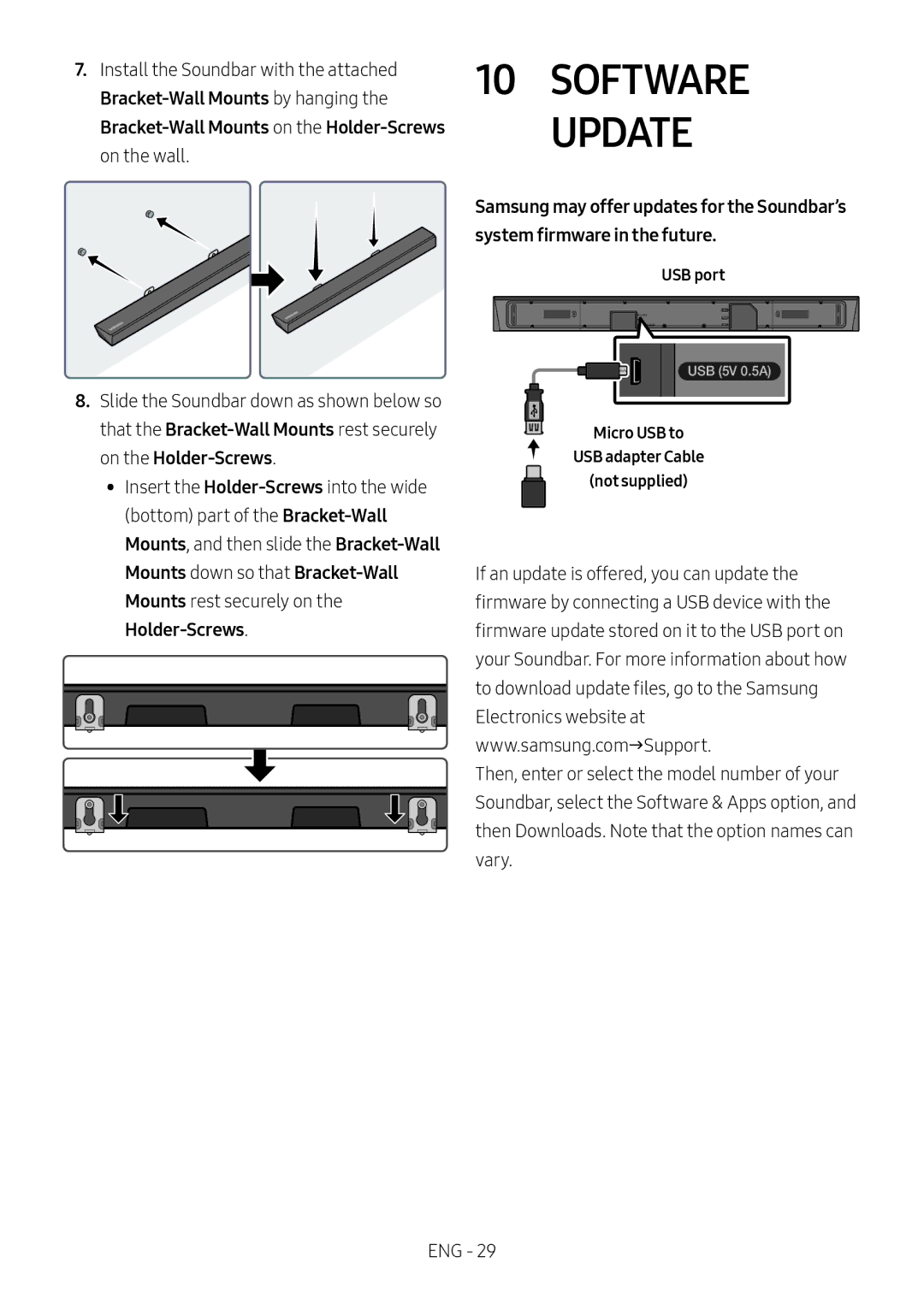 Samsung HW-N650/XN, HW-N650/ZG, HW-N650/ZF, HW-N650/EN, HW-N660/XE manual Software Update 