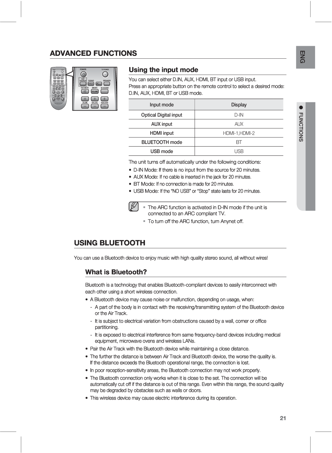 Samsung HWE550 manual 7/$&%6/$5*0/4, 64*/#-6&5005, 8IBUJT#MVFUPPUI, 6TJOHUIFJOQVUNPEF, Jtqmbz 