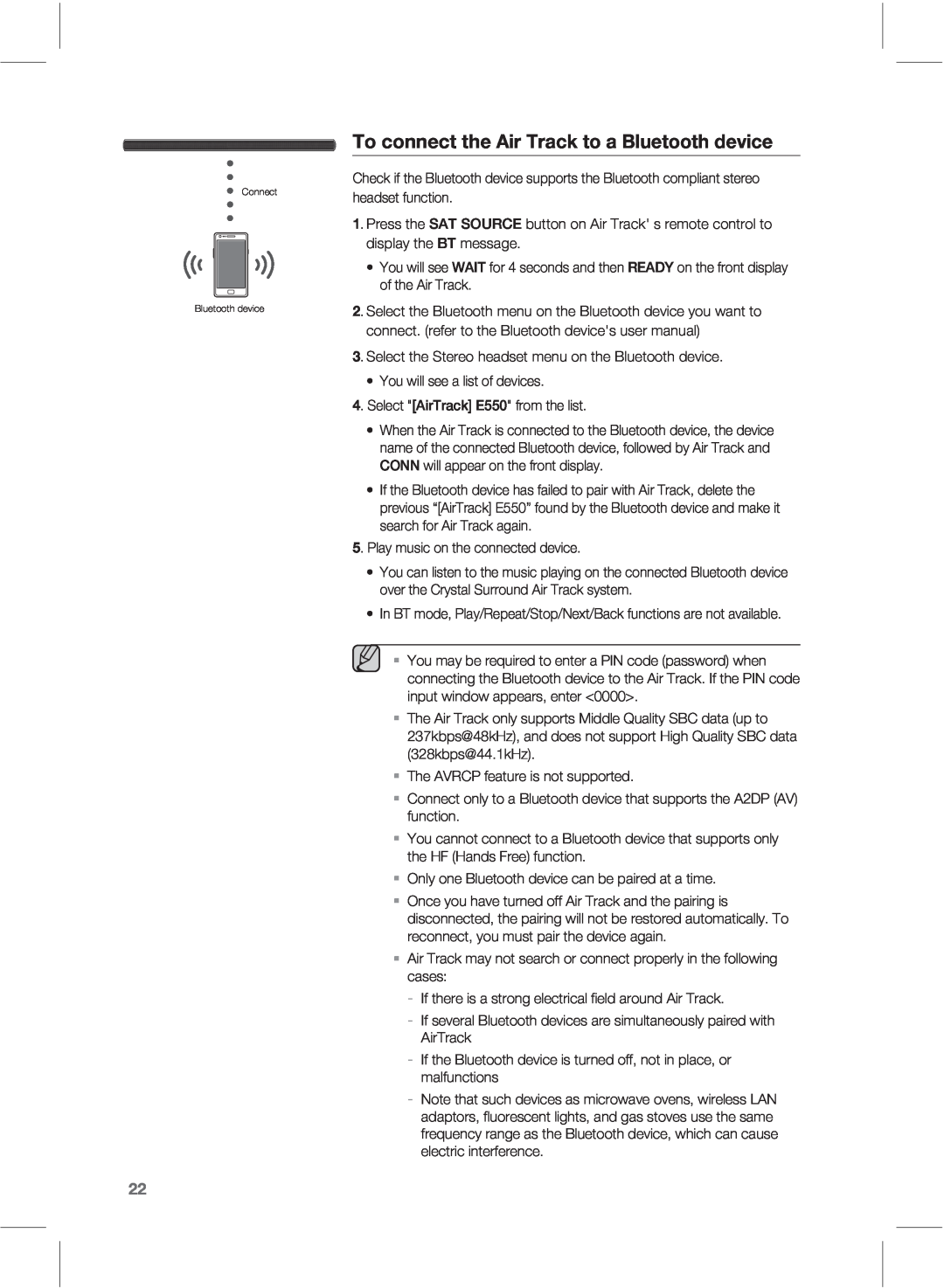 Samsung HWE550 manual 5PDPOOFDUUIFJS5SBDLUPB#MVFUPPUIEFWJDF 