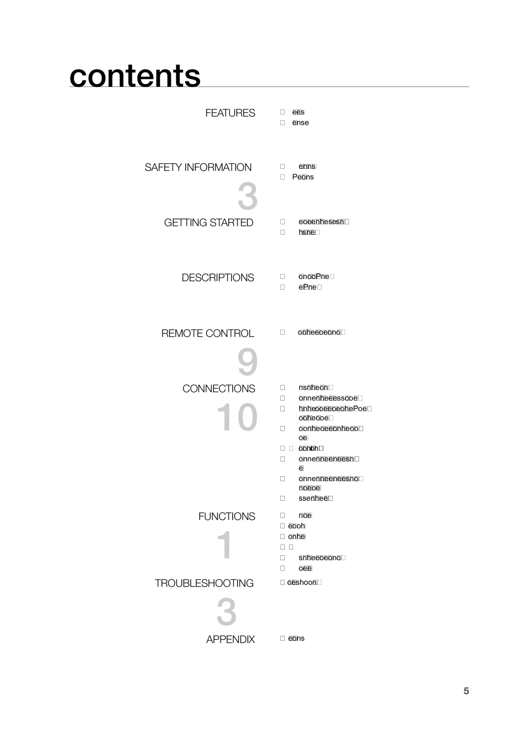 Samsung HW F750, HWF750ZA user manual Contents 