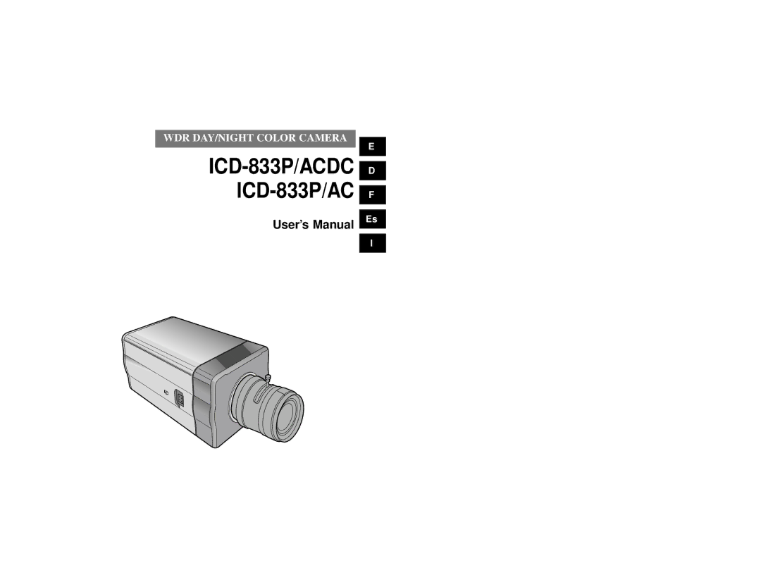 Samsung ICD-831P/ACDC manual ICD-833P/ACDC D ICD-833P/AC F 