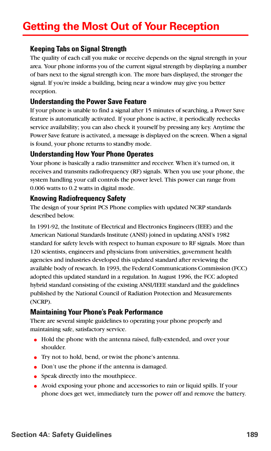 Samsung IP-A790 manual Getting the Most Out of Your Reception 