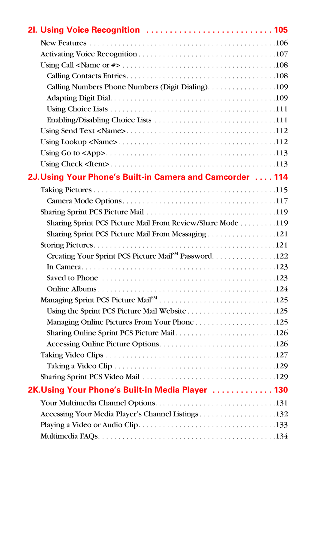 Samsung IP-A790 manual 2I. Using Voice Recognition 