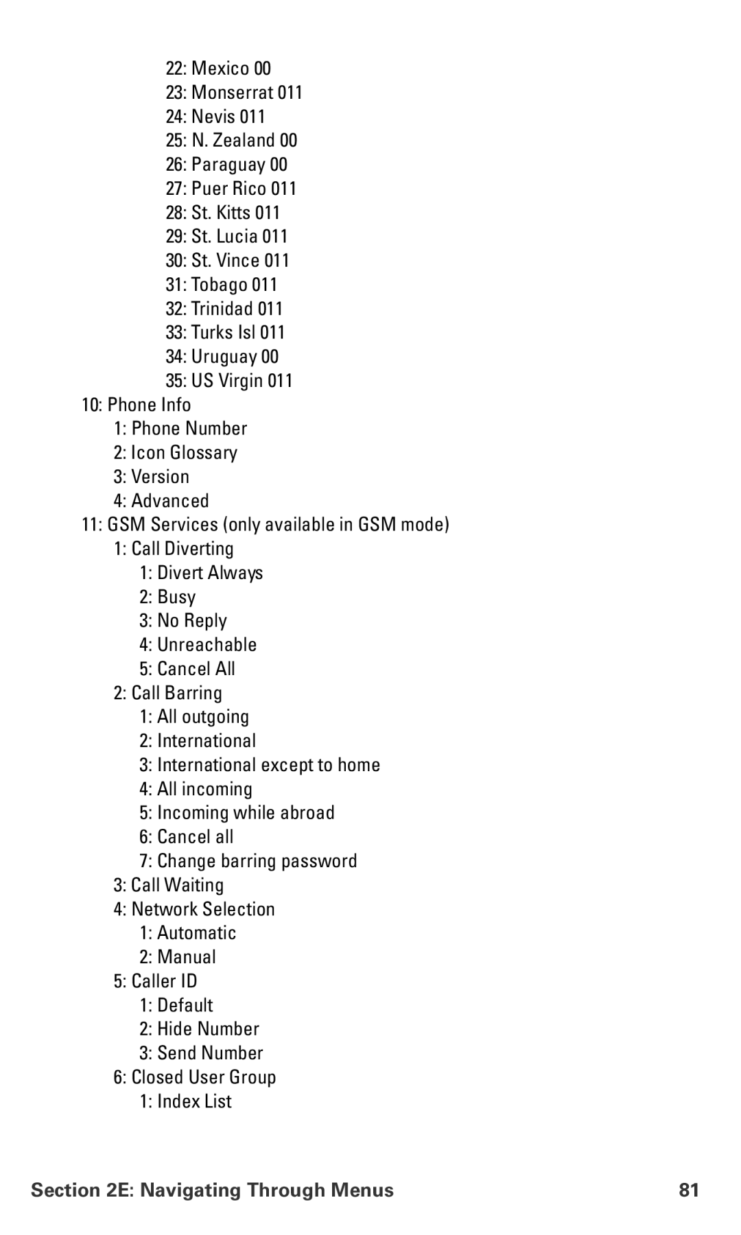 Samsung IP-A790 manual Navigating Through Menus 