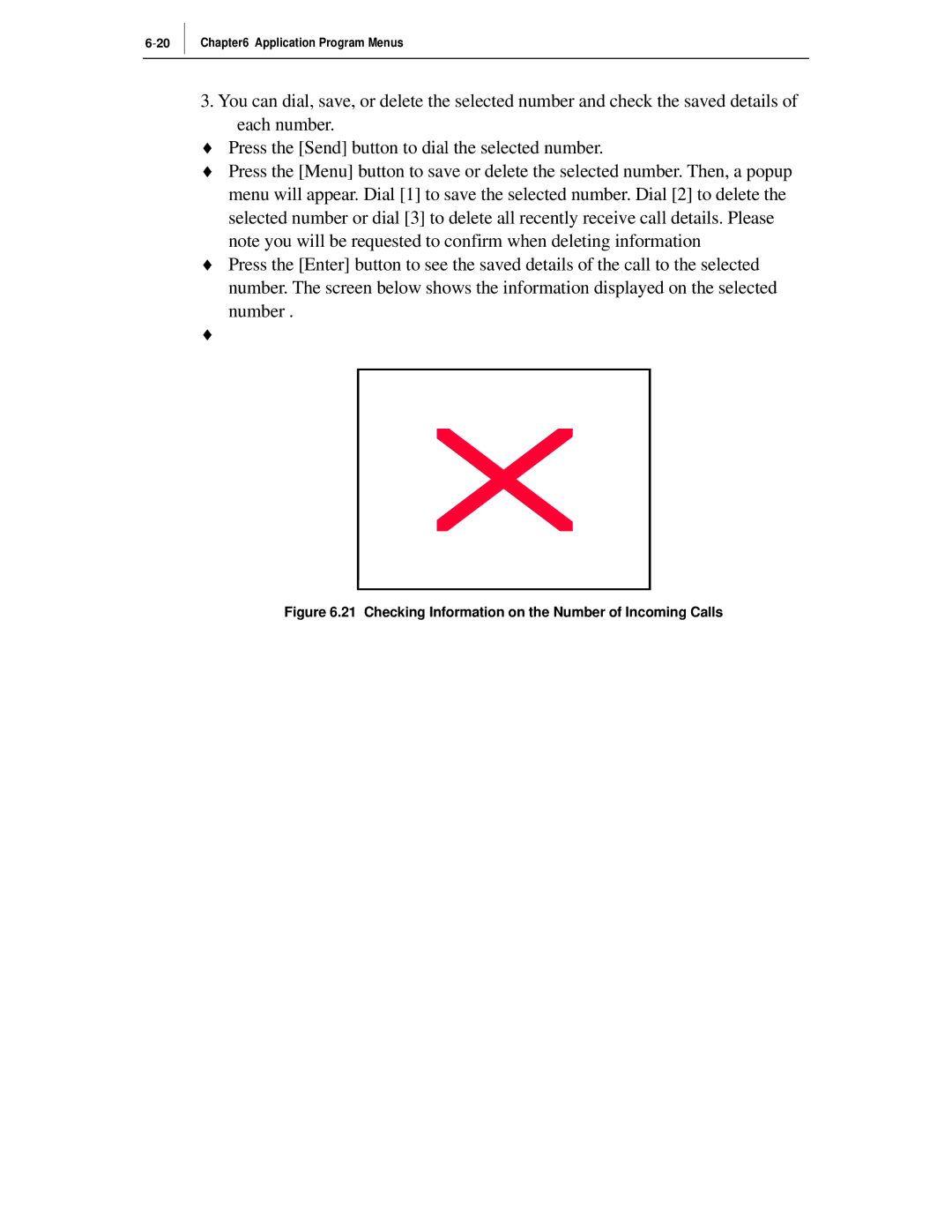 Samsung ITP-5012L manual Checking Information on the Number of Incoming Calls 