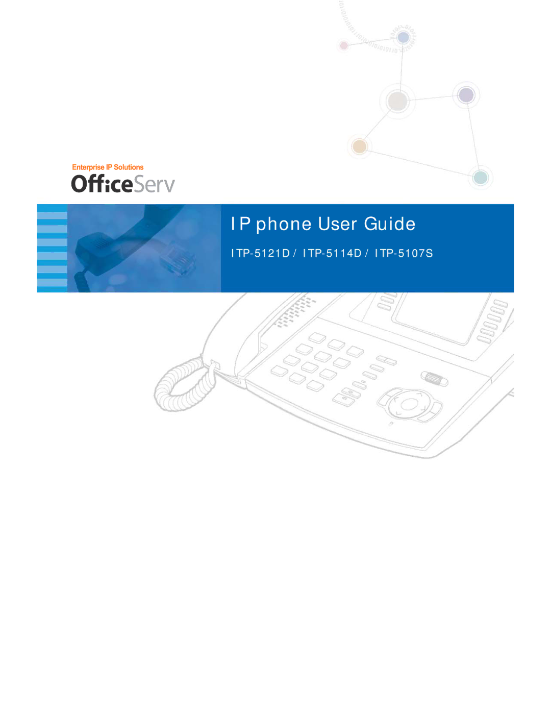 Samsung ITP-5107S, ITP-5121D, ITP-5114D manual IP phone User Guide 