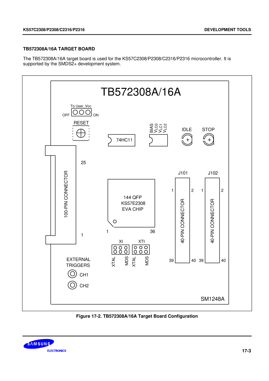 Samsung KS57C2308 manual TB572308A/16A Target Board 