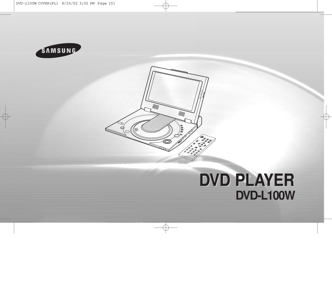 Samsung L100W manual DVD Plaplayeryer 